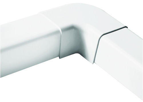 Coude 90° à plat pour goulotte rigide blanche 110mm 605510435
