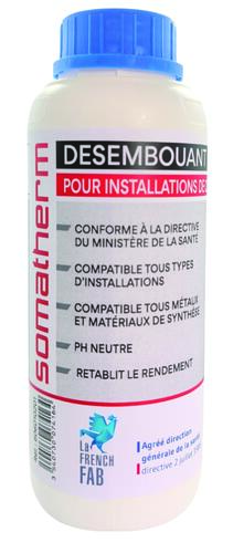 Désembouant rapide - 0,5L pour 100L d'eau