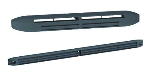 Kit d'entrée d'air hygroréglable acoustique compacte EHC anthracite- ATLANTIC