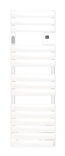 Radiateur sèche-serviettes électrique Adelis étroit blanc brillant 750W - ATLANTIC