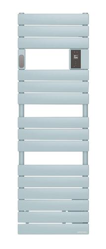 Radiateur sèche-serviettes électrique avec soufflerie Adelis étroit 1750W vert d'eau - ATLANTIC