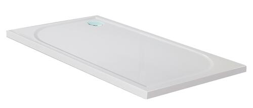 Receveur de douche extra-plat en béton de synthèse 80x100cm