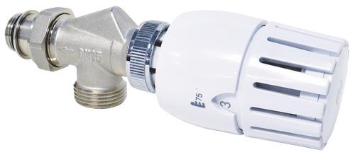 Robinet thermostatique équerre inversée 3/4EK à élément sensible liquide VT0,6