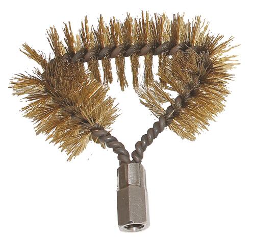 Brosse de ramonage acier laitonné - PROGALVA