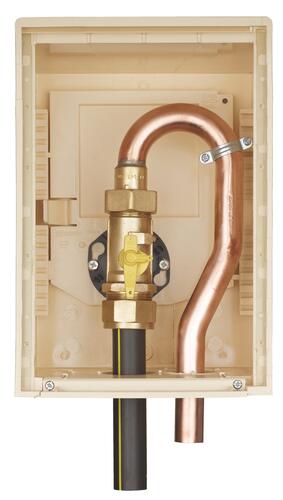 Coffret de seconde coupure s 22 - entrée PE ø32 et sortie cuivre ø28