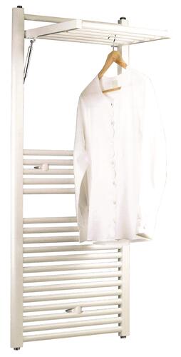 Radiateur sèche-serviettes eau chaude DELTA escamotable 559W tubes droits - DELTACALOR