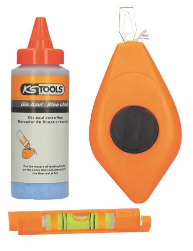 Cordeau + poudre à tracer bleu 