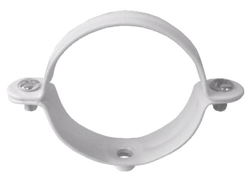 Collier simple acier zingué blanc ø16