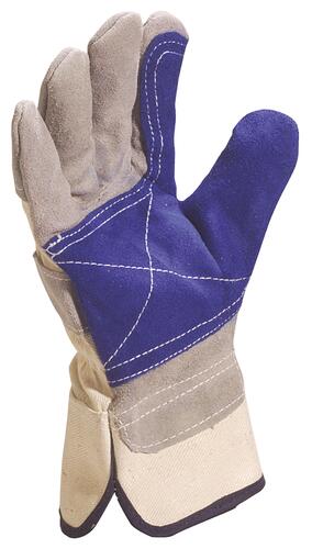 Gants docker croûte supérieure gris taille 10