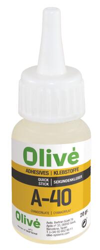 Colle cyanolite A40 transparente 20 grs