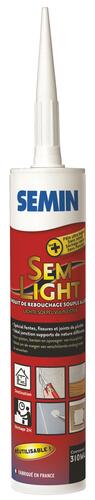 Enduit de rebouchage et lissage en pâte Sem-Llight 310 ml - SEMIN