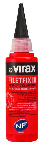 Résine d'étanchéité pour raccords filetés Filetfix III - VIRAX
