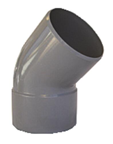 Coude PVC 45° mâle femelle ø50