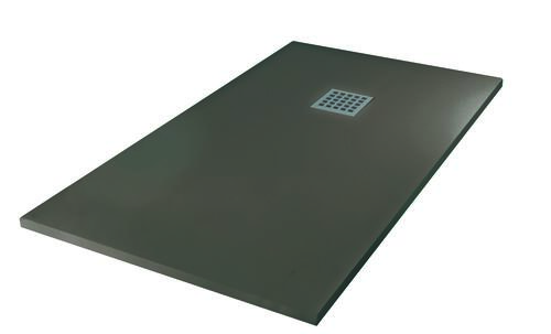 Receveur de douche résine de synthèse MINA gris anthracite 80x140