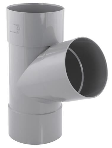 Culotte PVC 67.30° triple femelle ø100 840-100