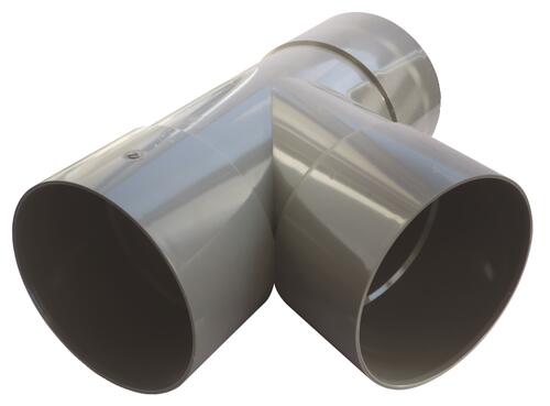 Culotte PVC 67.30° triple femelle ø100 840-100 - vue 3