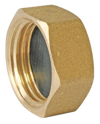 Bouchon de terminaison auto-étanche femelle 15/21 laiton brut