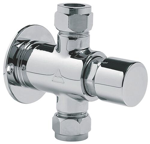 Robinet de douche temporisé chromé 