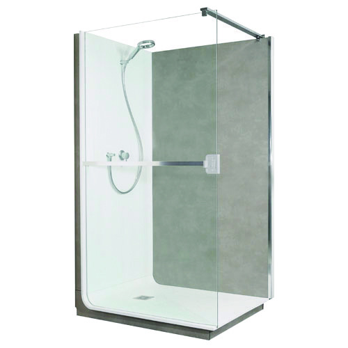 Douche ELMER originale 90x170 cm - Pierre ELMER BY AYOR ELMER-170-O-PIERR