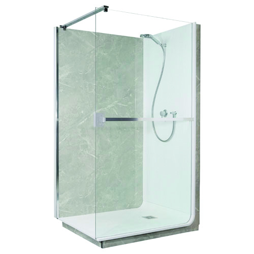Douche ELMER originale 90x90 cm - Marbre ELMER BY AYOR ELMER-90-O-MARBRE