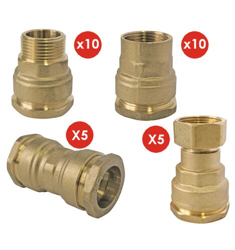 Pack de 30 raccords SUMO PE SOMATHERM PACK130