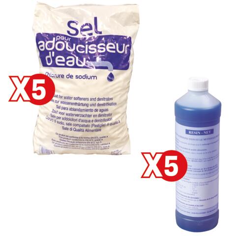 Pack consommables pour adoucisseurs MERKUR BY AYOR PACKADOU