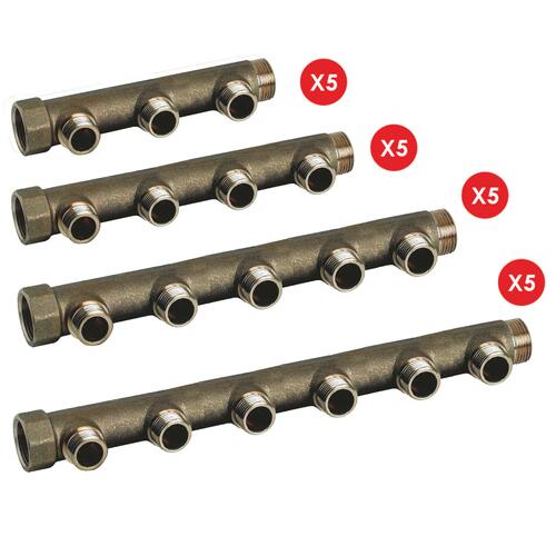 Pack de 20 collecteurs de distribution à portée plate