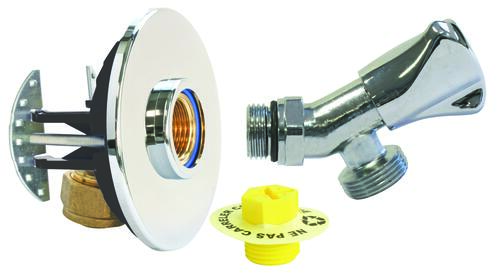 Kit FIXOPLAC MAL avec robinet / Raccords coudés - PER à compression ø12 F15/21