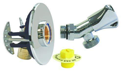 Kit FIXOPLAC MAL avec robinet / Raccords coudés - PER à glissement ø16 F15/21