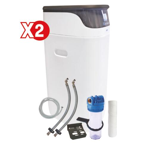 Pack de 2 adoucisseurs Mercurion 6 20 Litres MERKUR BY AYOR PACKMERCURION