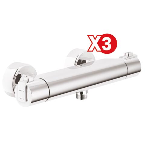 Pack 3 thermostatiques de douche EV'O ROLF BY AYOR PACKTHERMO3
