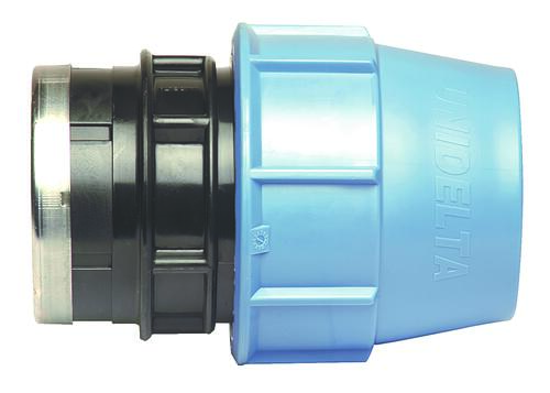 Raccord plastique femelle à serrage extérieur PE ø20-15/21