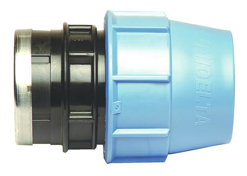 Raccord plastique femelle à serrage extérieur PE ø40-33/42