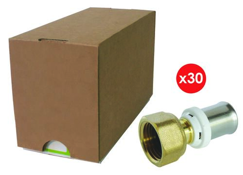 Raccord multicouche écrou tournant à sertir ø16-15/21 - SOMATHERM FOR YOU