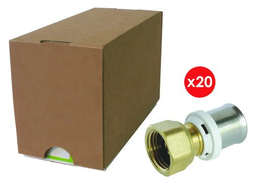 Raccord multicouche écrou tournant à sertir ø20-20/27 - SOMATHERM FOR YOU