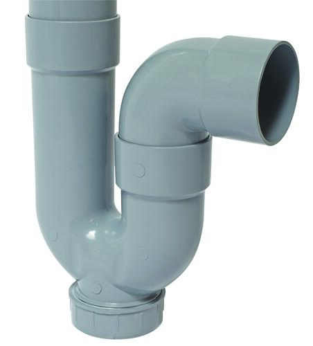 Siphon machine à laver horizontal