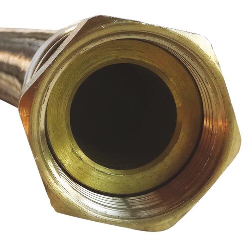 Flexible chauffage droit 1000mm ø25 à 2 écrous tournants 26/34