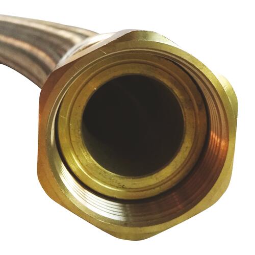 Flexible chauffage droit 500mm ø32 à 2 écrous tournants 33/42