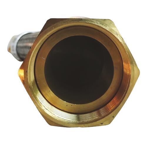 Flexible chauffage droit 1000mm ø40 à 2 écrous tournants 40/49