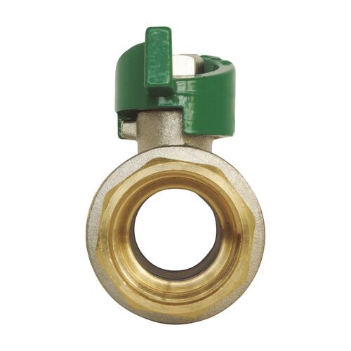 Vanne à sphère NF double femelle 12/17 à manette papillon