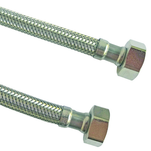 Lot de 2 flexibles sanitaire 2 écrous tournants femelle 15/21 - Longueur 300mm DN8 SOMATHERM FP985-02 - vue 4