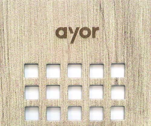 Grille de receveur RECEA nature bois