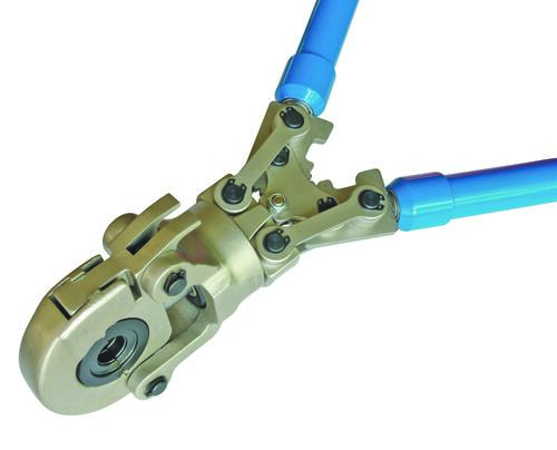 Pince à sertir manuelle avec tête rotative