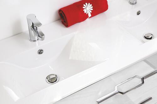 Meuble NANNING sur pieds 60cm blanc