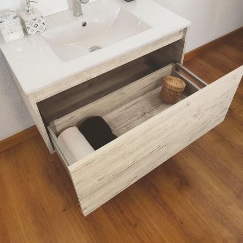 Meuble NUDEA 1.0 à suspendre 60cm cognac