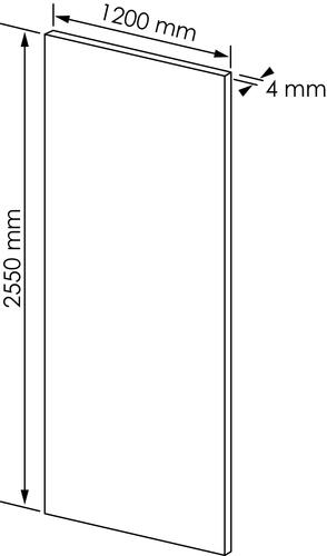 Panneau mural mat texturé tasseaux bois BELLAGIO