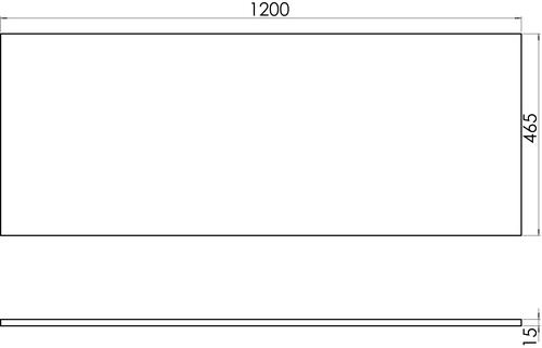 Plateau pour vasque à poser 120 cm marbre blanc