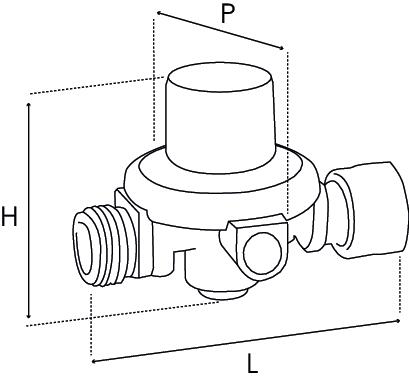 Limiteur de sécurité pour citerne gaz propane 44480 - vue 2