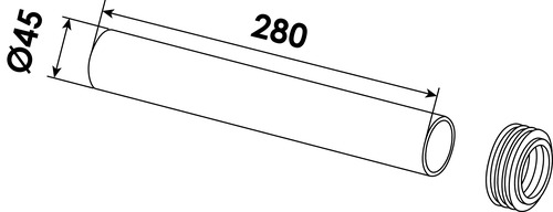 Tube réservoir cuvette 501512529 - vue 2