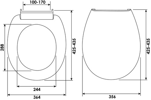 Abattant thermoplastique 501514020 - vue 2